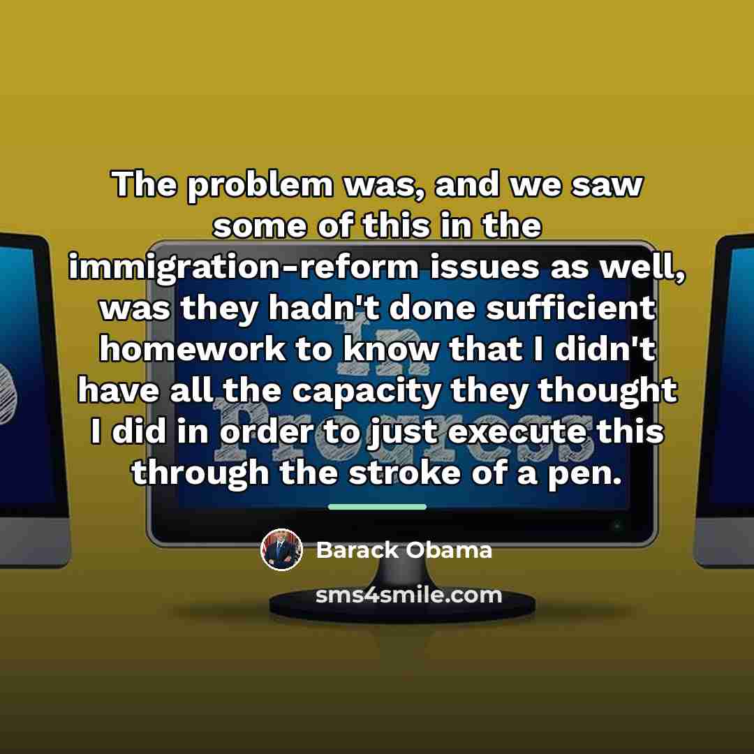 “The problem was, and we saw some of this in…” quote by Barack Obama