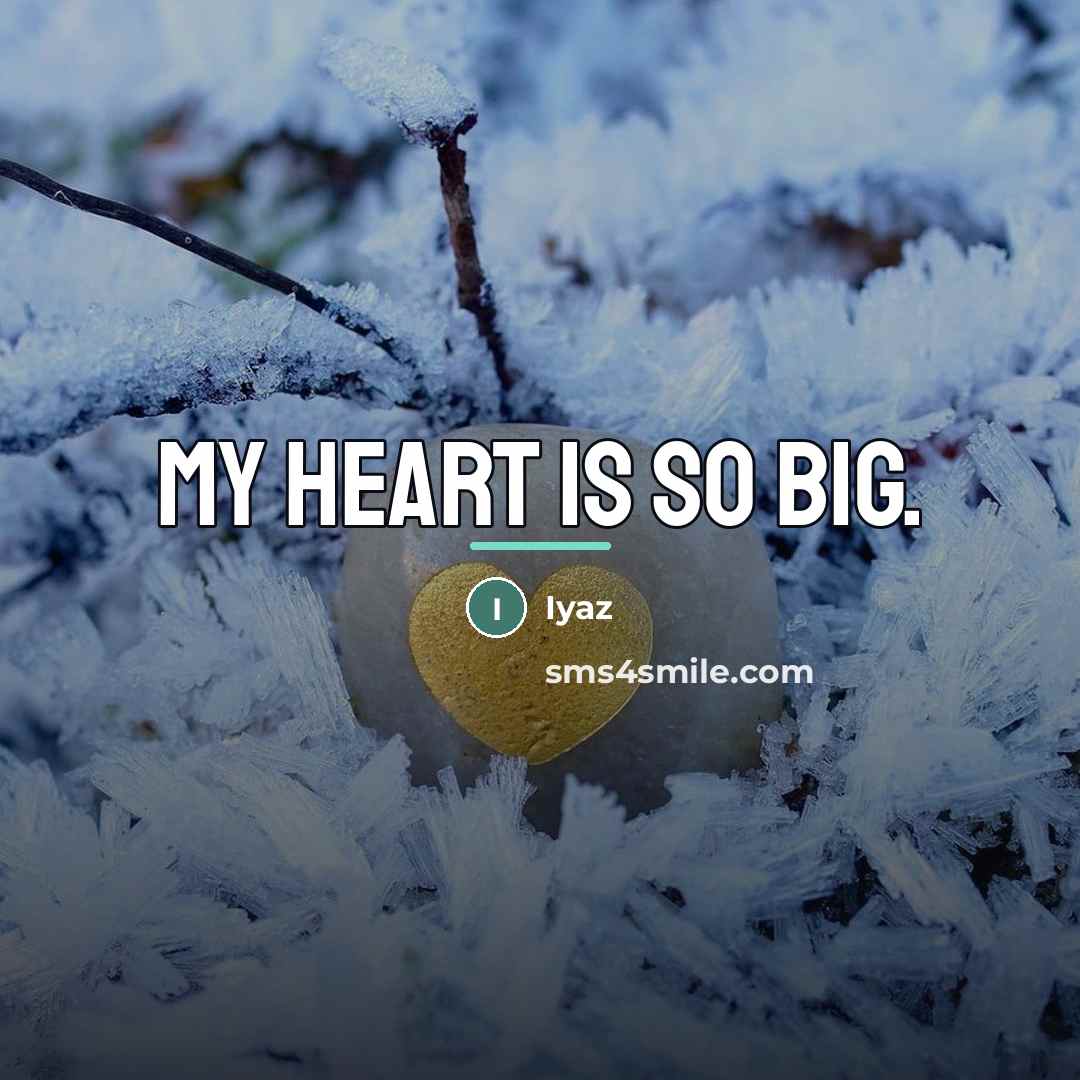 “My heart is SO BIG.…” quote by Iyaz