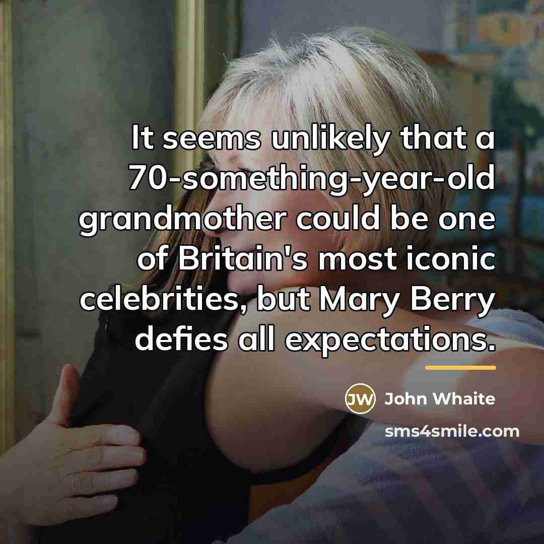 “It seems unlikely that a 70-something-year-old grandmother could be one…” quote by John Whaite