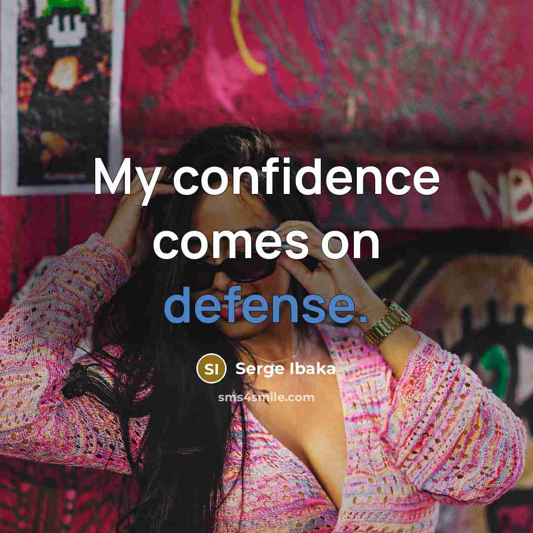 “My confidence comes on defense.…” quote by Serge Ibaka