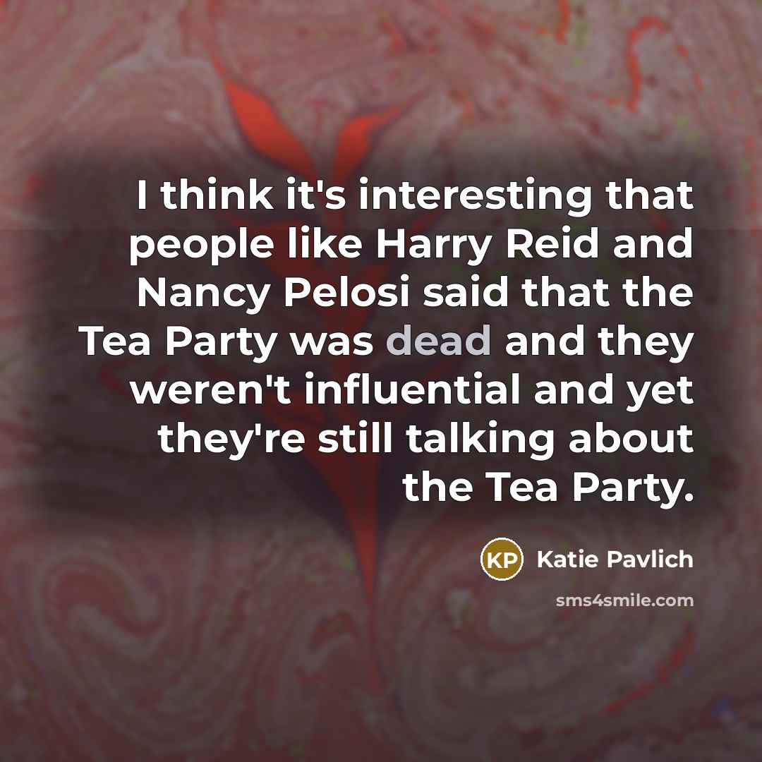 “I think it's interesting that people like Harry Reid and…” quote by Katie Pavlich