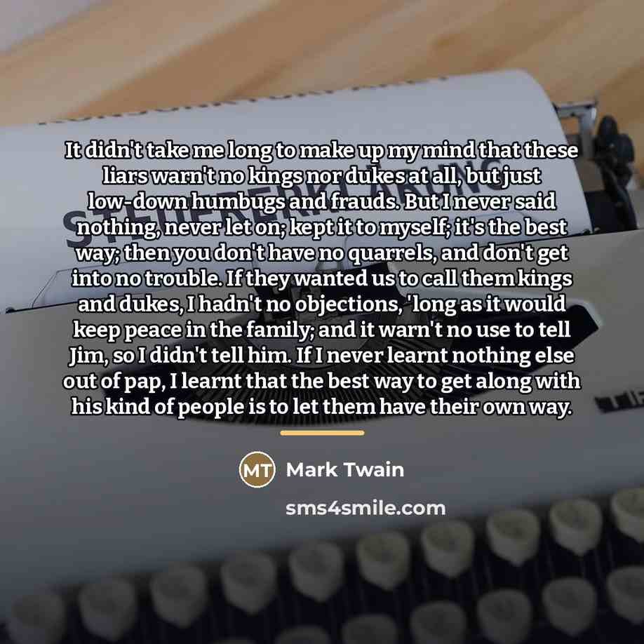 “It didn't take me long to make up my mind…” quote by Mark Twain