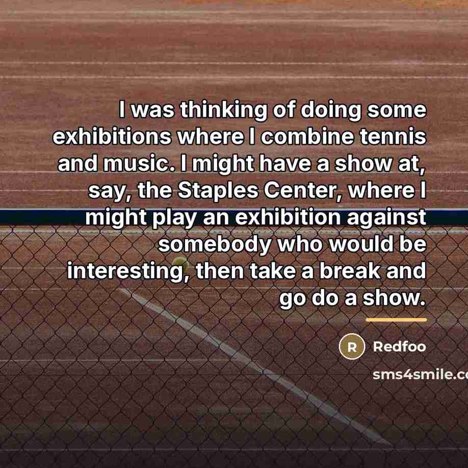 “I was thinking of doing some exhibitions where I combine…” quote by Redfoo