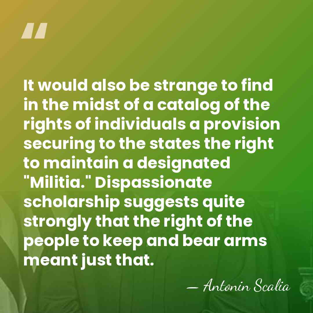 It would also be strange to find in the midst of a&hellip; - Antonin Scalia