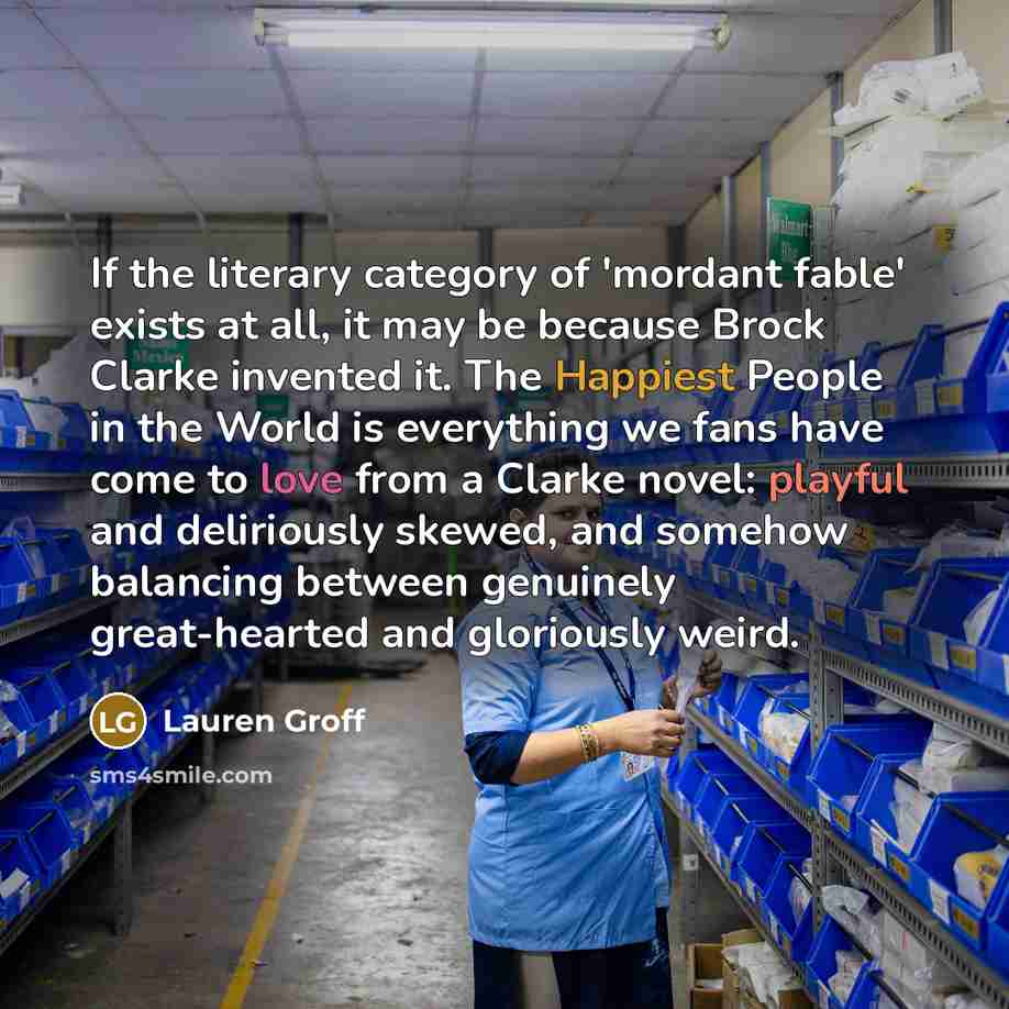 “If the literary category of 'mordant fable' exists at all,…” quote by Lauren Groff