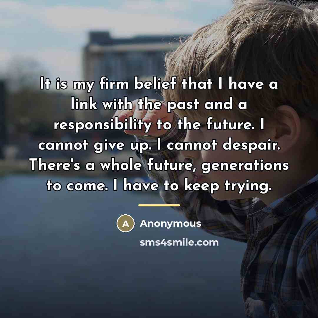 “It is my firm belief that I have a link…” quote by Anonymous