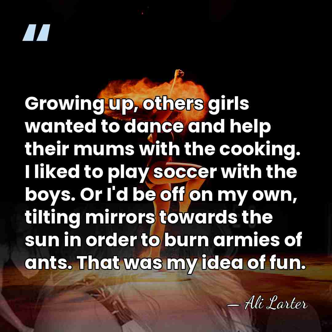 Growing up, others girls wanted to dance and help their mums with&hellip; - Ali Larter