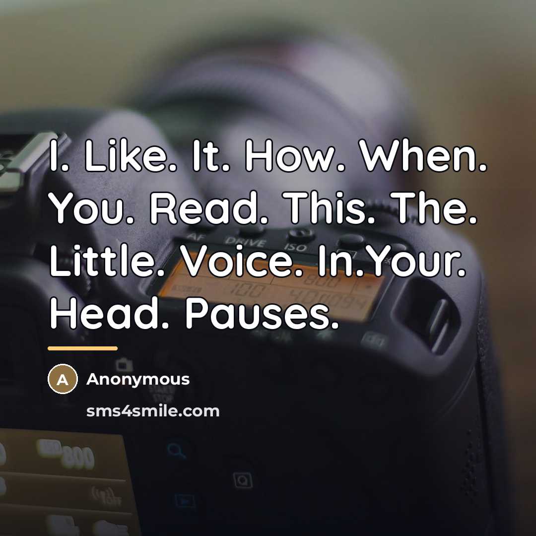 “I. Like. It. How. When. You. Read. This. The. Little.…” quote by Anonymous