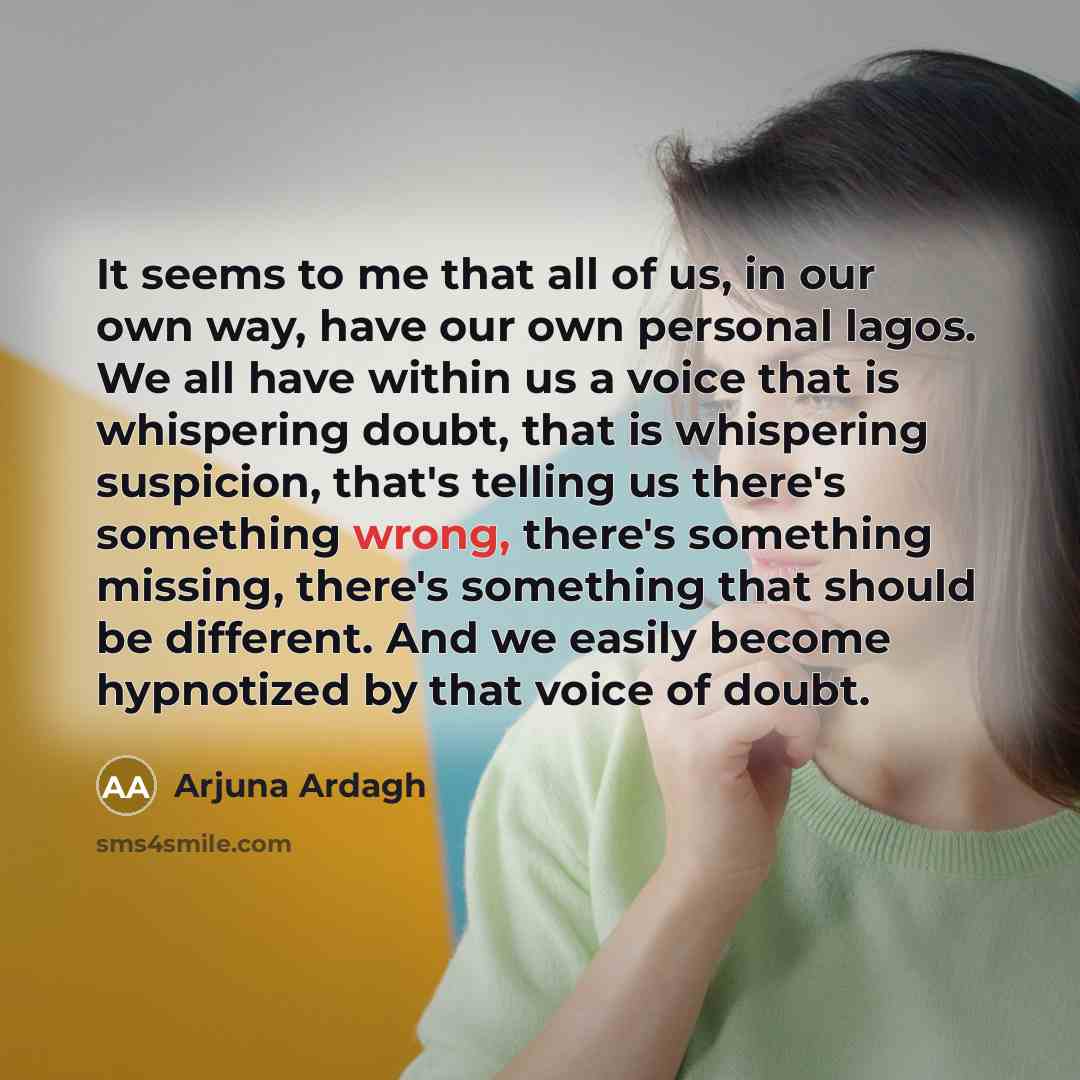 “It seems to me that all of us, in our…” quote by Arjuna Ardagh