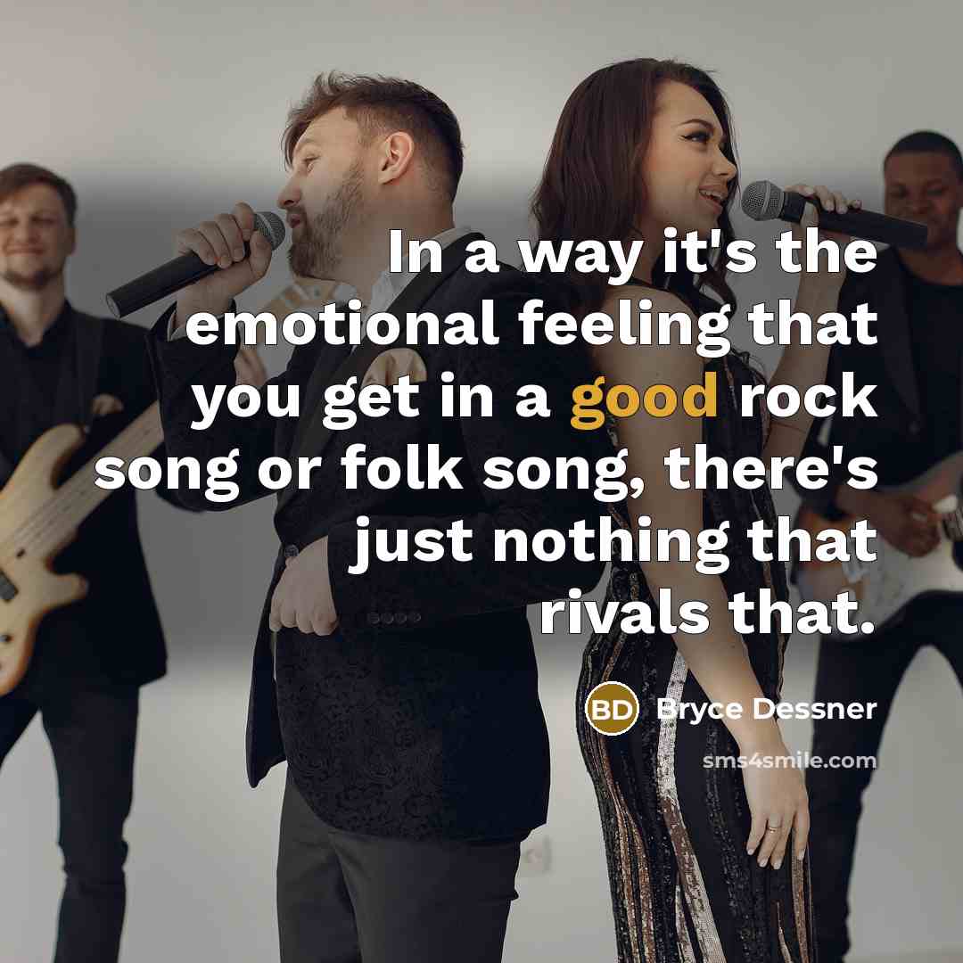 “In a way it's the emotional feeling that you get…” quote by Bryce Dessner
