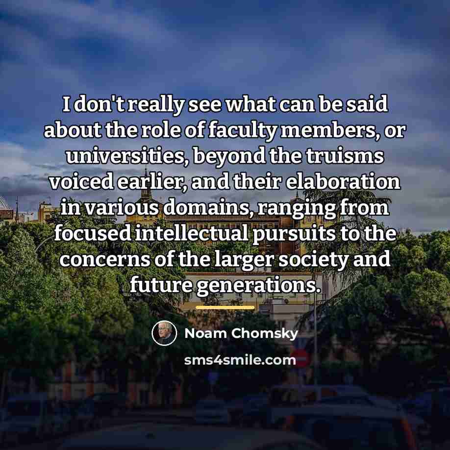 “I don't really see what can be said about the…” quote by Noam Chomsky
