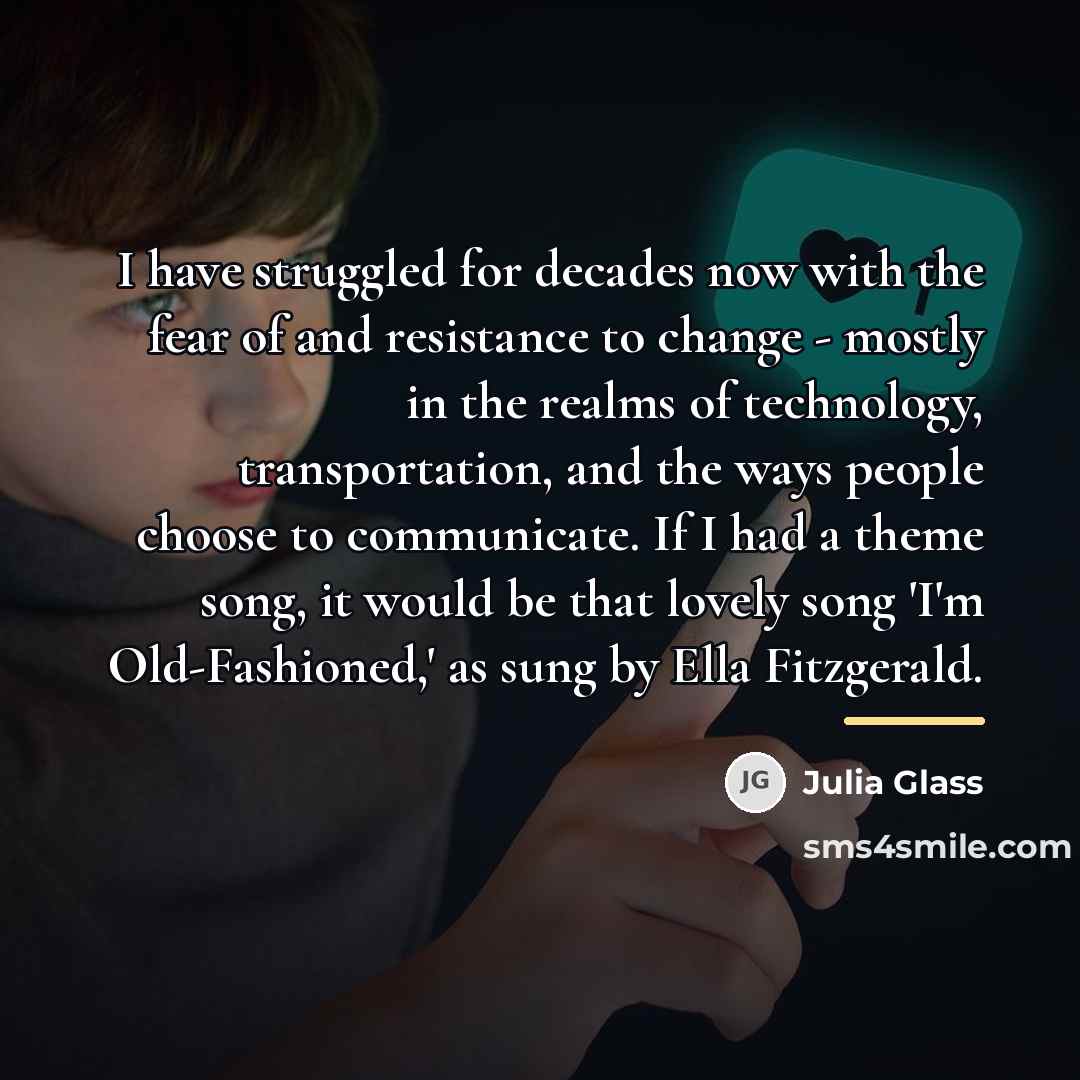 “I have struggled for decades now with the fear of…” quote by Julia Glass
