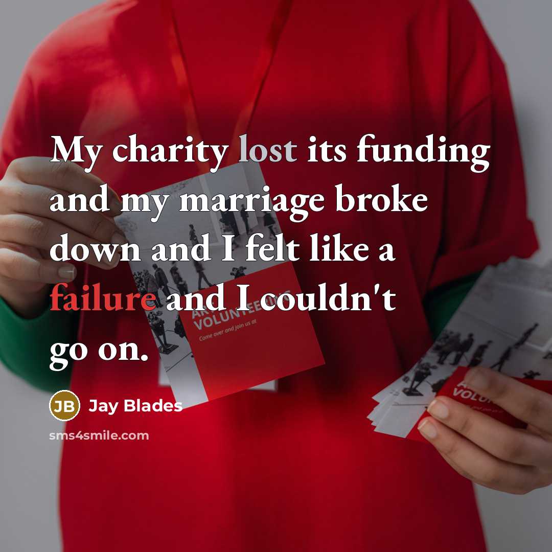 “My charity lost its funding and my marriage broke down…” quote by Jay Blades