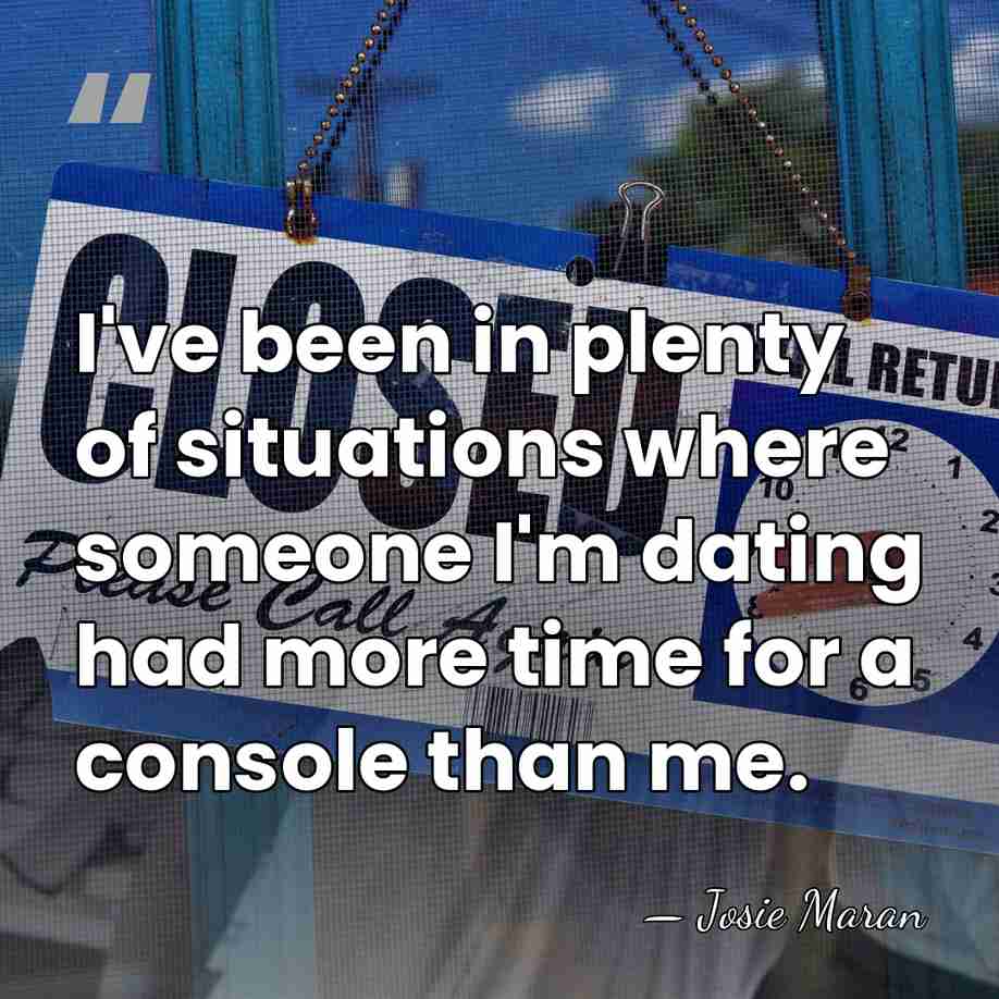I've been in plenty of situations where someone I'm dating had more&hellip; - Josie Maran