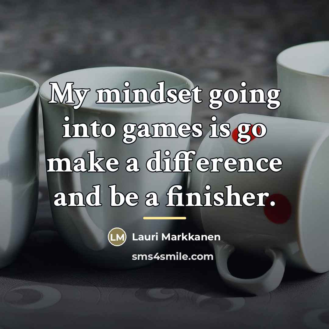 “My mindset going into games is go make a difference…” quote by Lauri Markkanen
