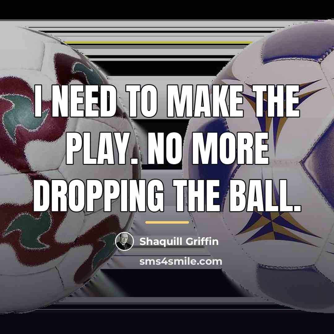 “I need to make the play. No more dropping the…” quote by Shaquill Griffin