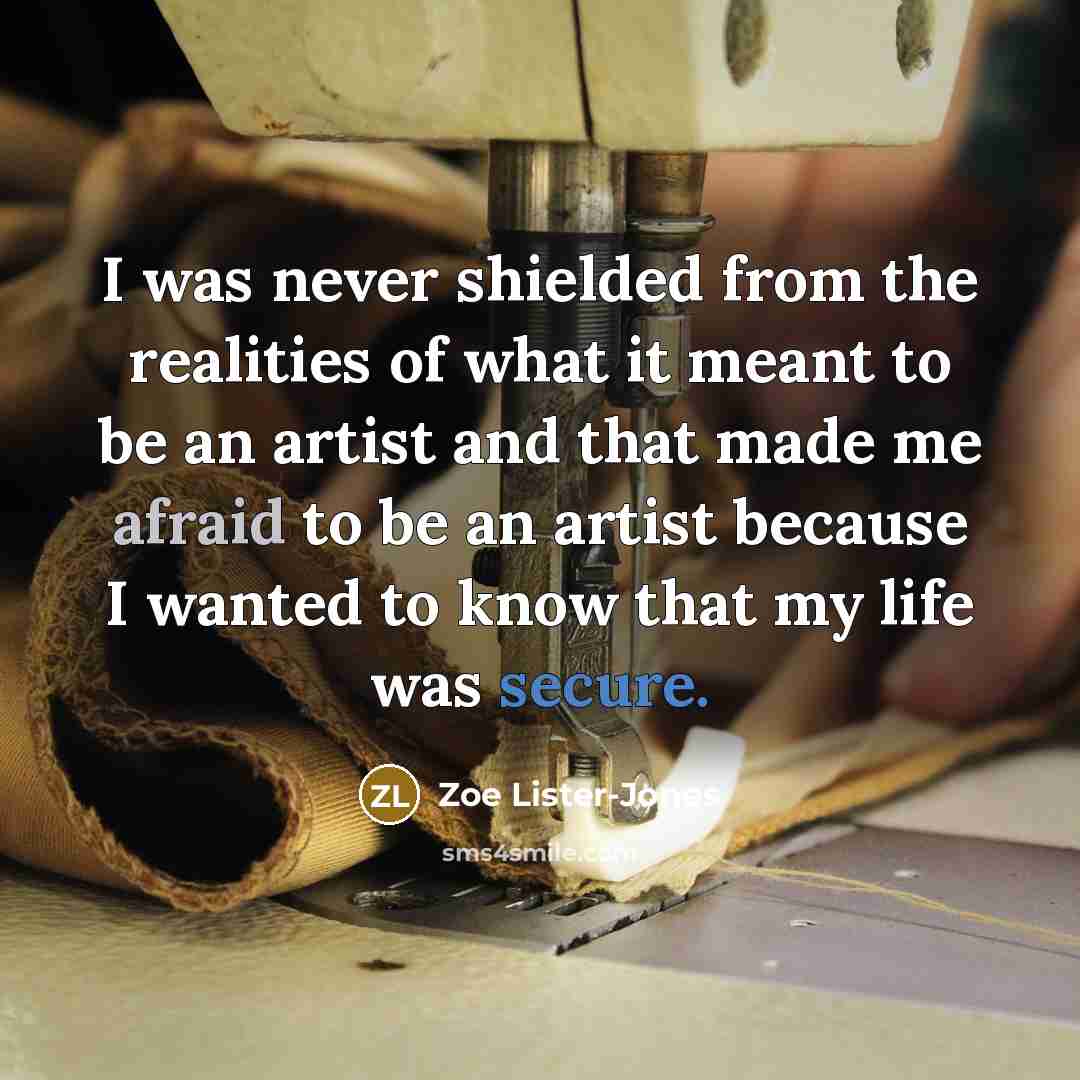 “I was never shielded from the realities of what it…” quote by Zoe Lister-Jones