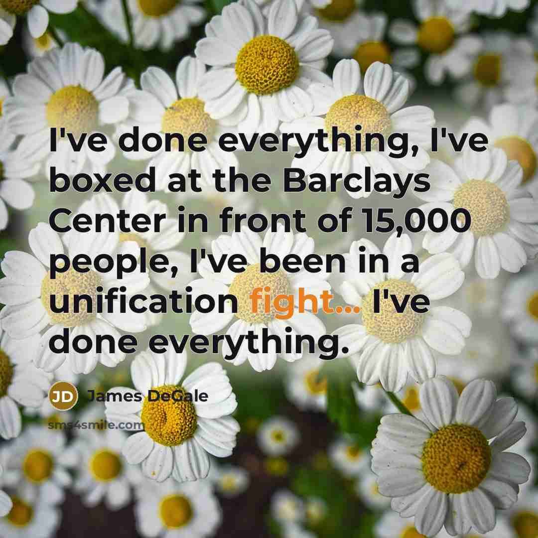 “I've done everything, I've boxed at the Barclays Center in…” quote by James DeGale