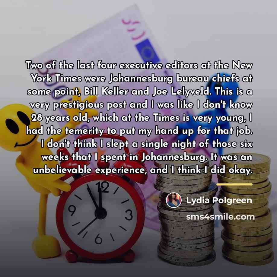 “Two of the last four executive editors at the New…” quote by Lydia Polgreen