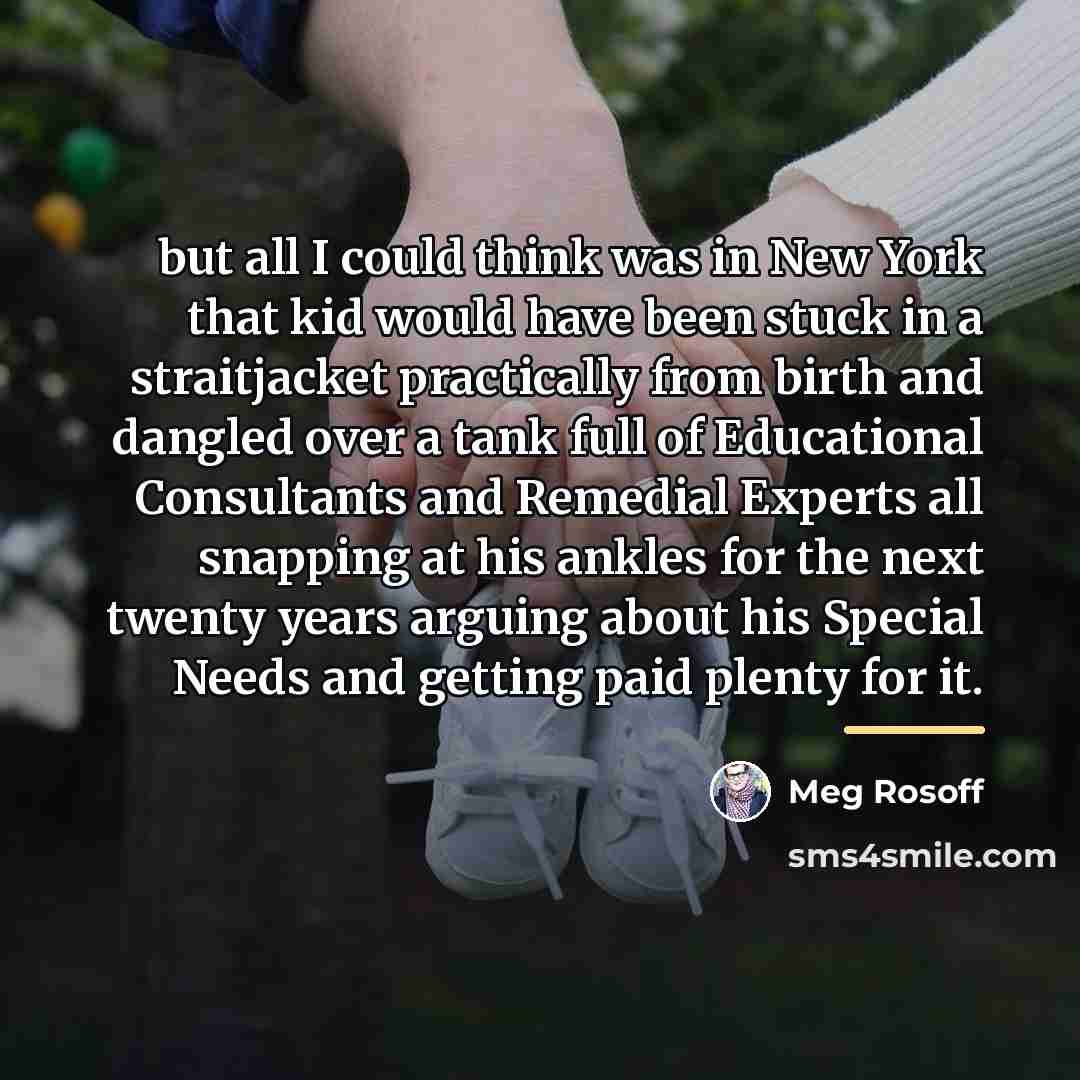 “but all I could think was in New York that…” quote by Meg Rosoff