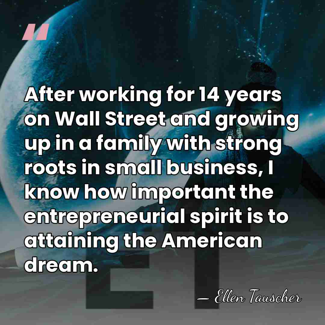 After working for 14 years on Wall Street and growing up in&hellip; - Ellen Tauscher