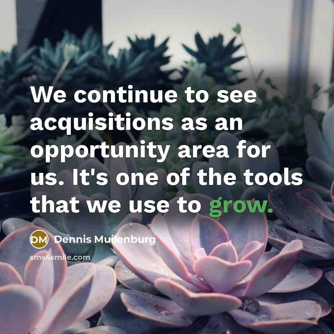 “We continue to see acquisitions as an opportunity area for…” quote by Dennis Muilenburg