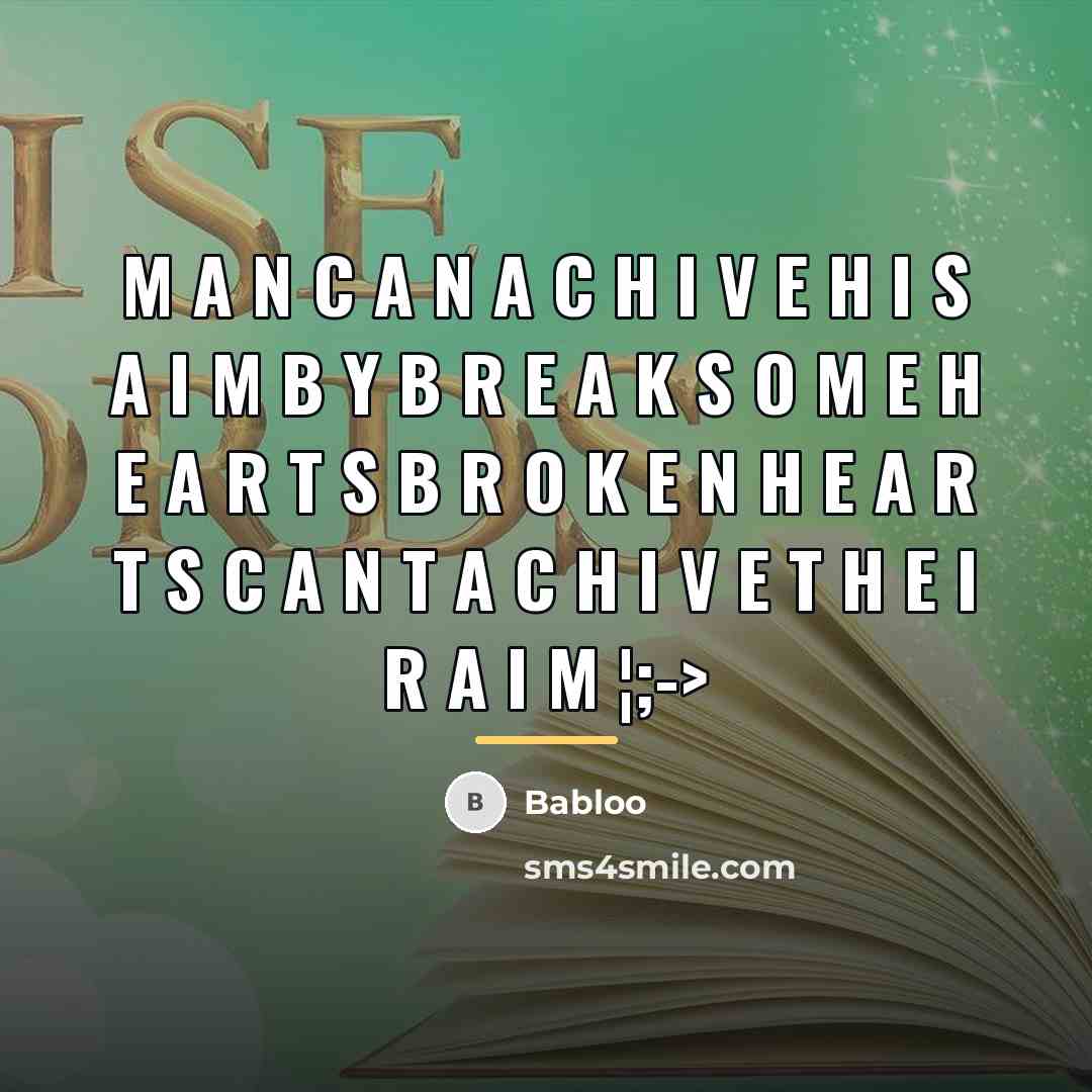 “M A N C A N A C H I…” quote by Babloo