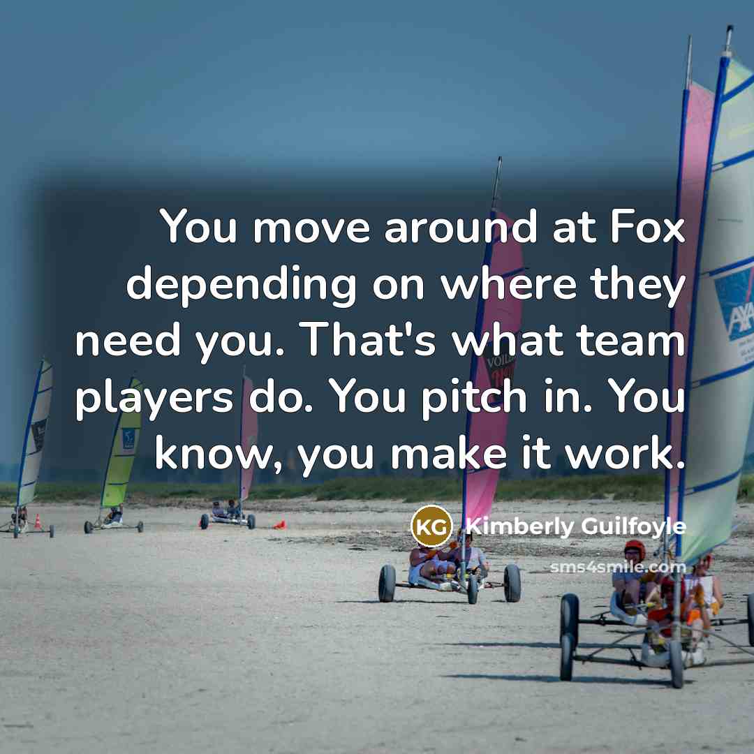 “You move around at Fox depending on where they need…” quote by Kimberly Guilfoyle