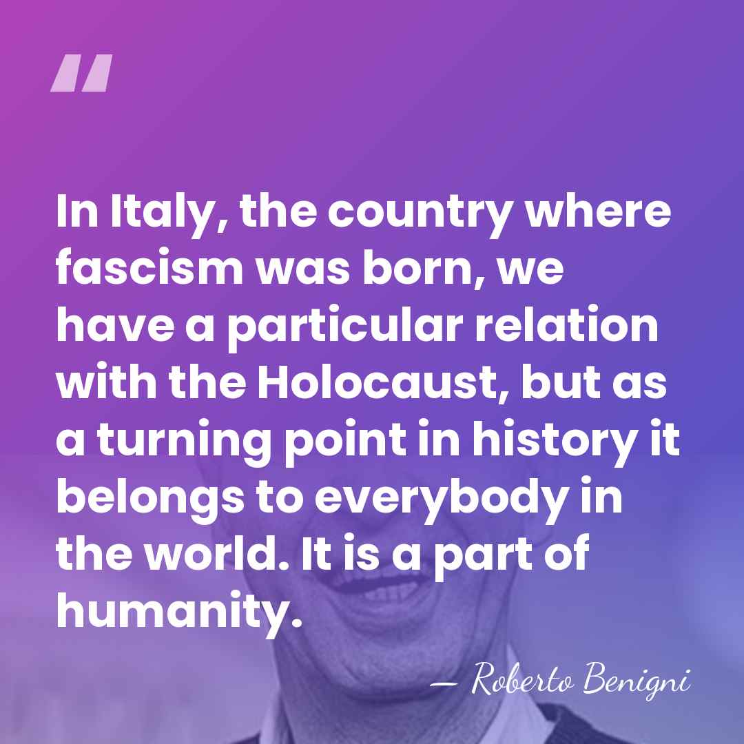 In Italy, the country where fascism was born, we have a particular&hellip; - Roberto Benigni