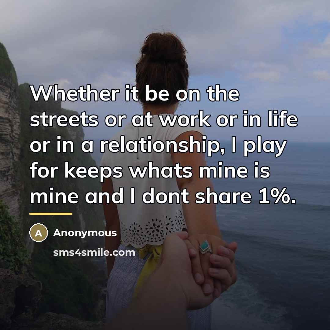 “Whether it be on the streets or at work or…” quote by Anonymous