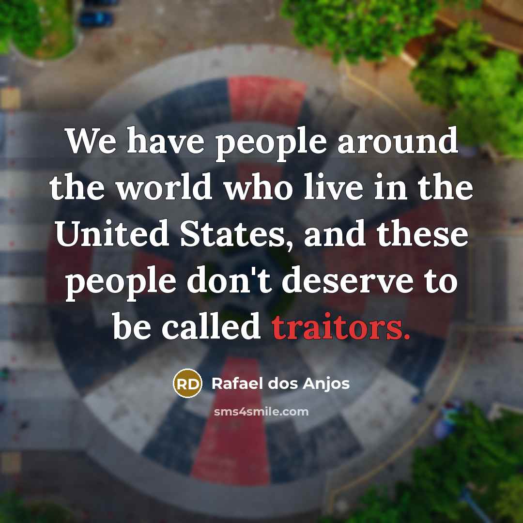 “We have people around the world who live in the…” quote by Rafael dos Anjos