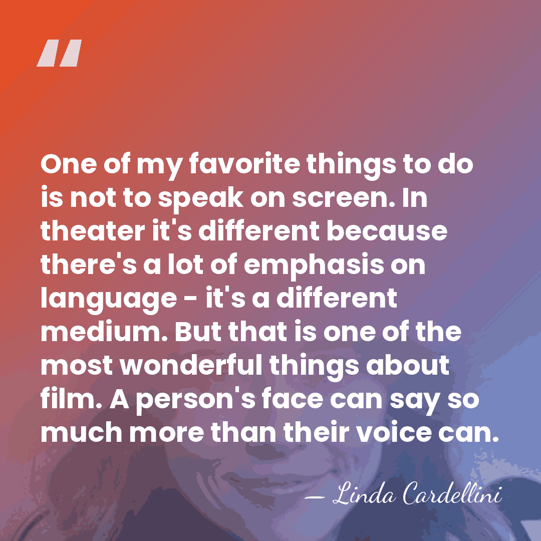 One of my favorite things to do is not to speak on&hellip; - Linda Cardellini