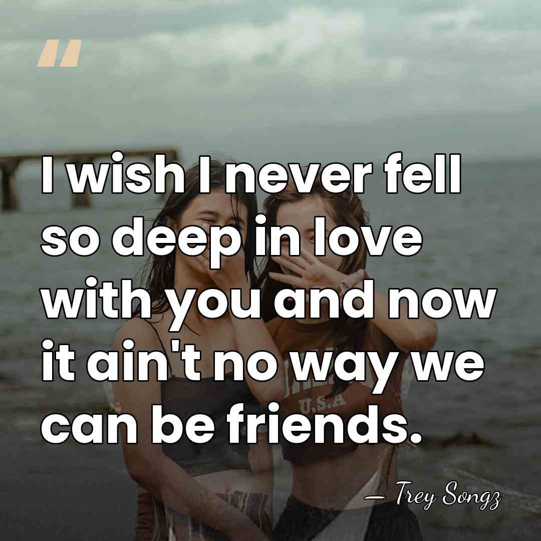 I wish I never fell so deep in love with you and&hellip; - Trey Songz