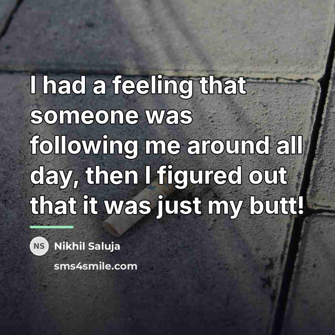 “I had a feeling that someone was following me around…” quote by Nikhil Saluja