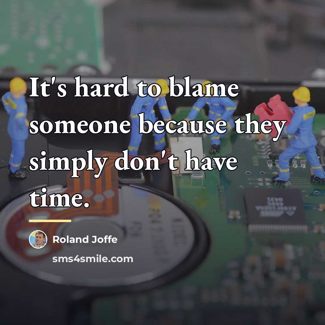 “It's hard to blame someone because they simply don't have…” quote by Roland Joffe
