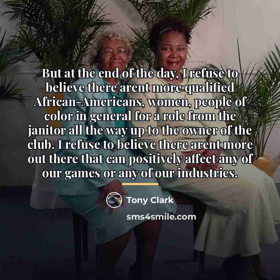 “But at the end of the day, I refuse to…” quote by Tony Clark