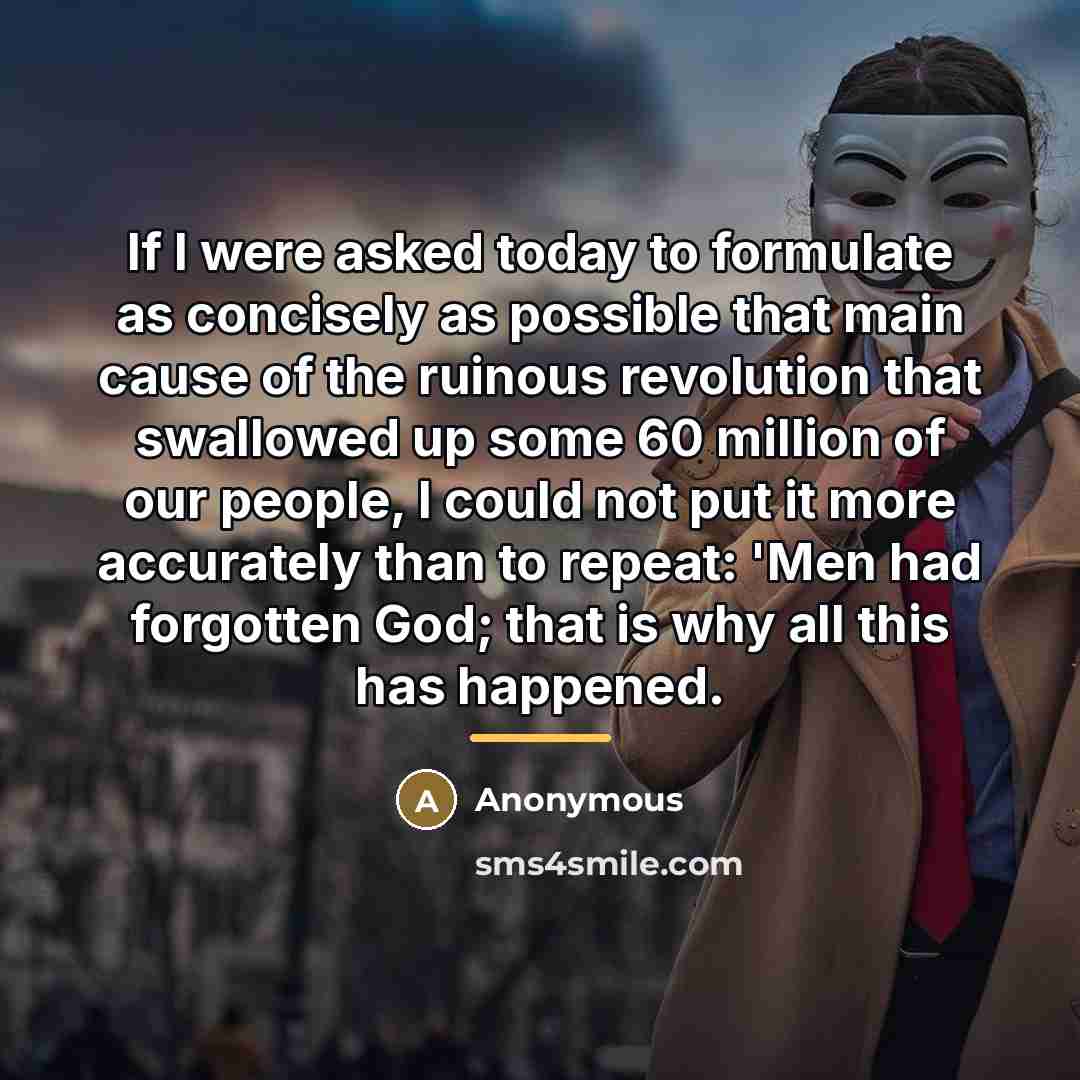 “If I were asked today to formulate as concisely as…” quote by Anonymous