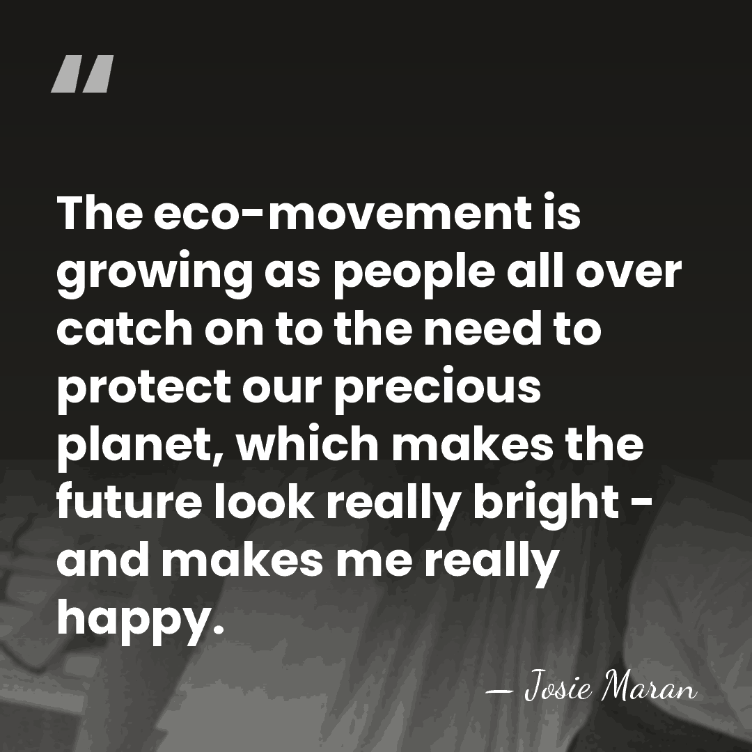 The eco-movement is growing as people all over catch on to the&hellip; - Josie Maran