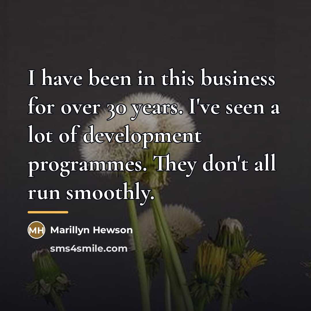 “I have been in this business for over 30 years.…” quote by Marillyn Hewson
