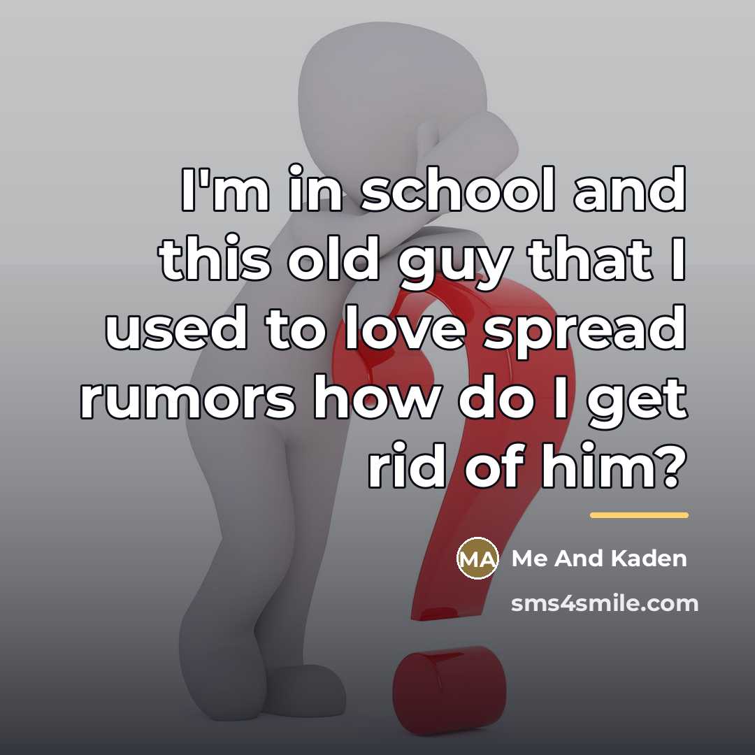 “I'm in school and this old guy that I used…” quote by Me And Kaden