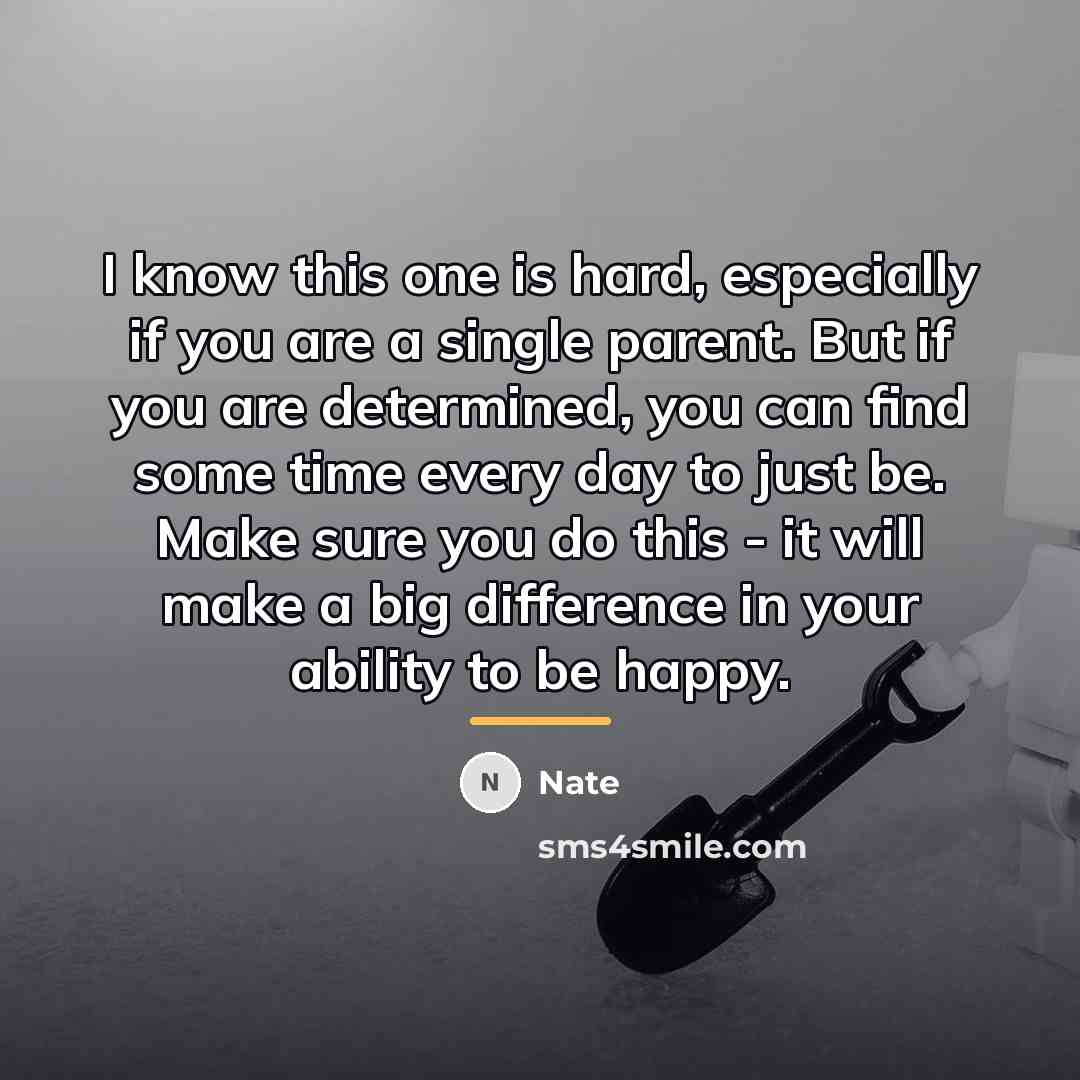 “I know this one is hard, especially if you are…” quote by Nate