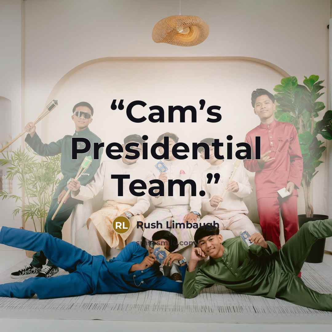 “Cam’s Presidential Team.” quote by Rush Limbaugh