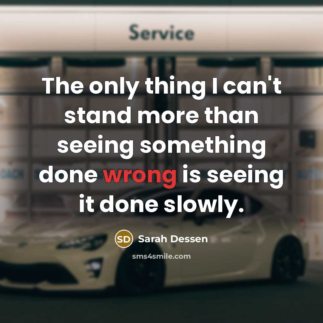 “The only thing I can't stand more than seeing something…” quote by Sarah Dessen