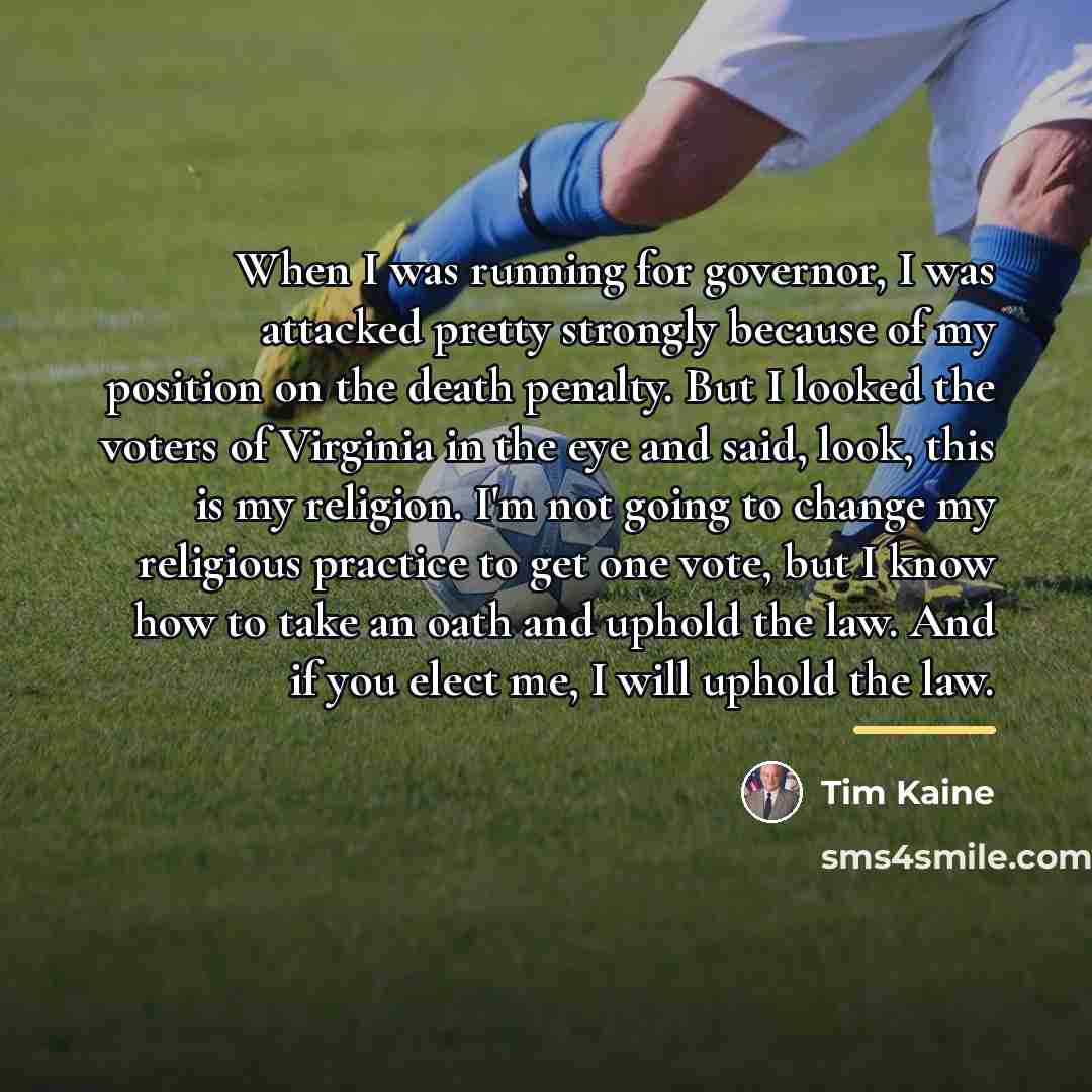 “When I was running for governor, I was attacked pretty…” quote by Tim Kaine