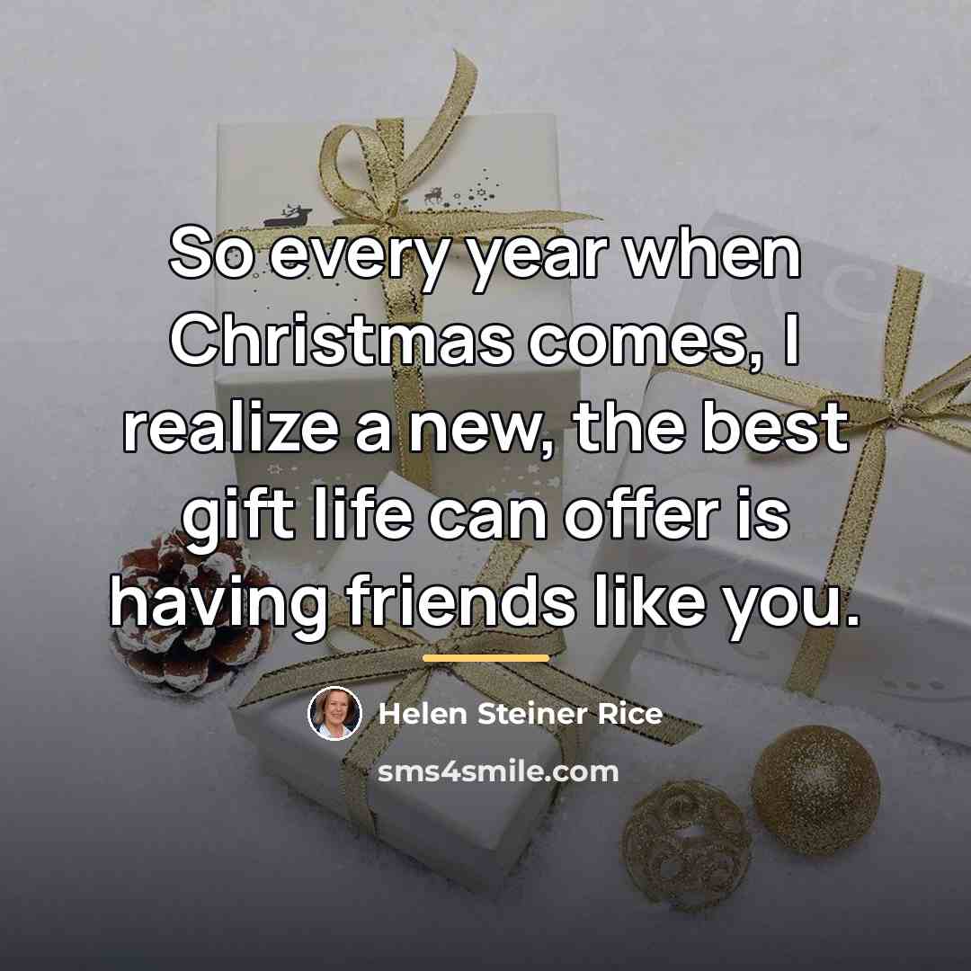 “So every year when Christmas comes, I realize a new,…” quote by Helen Steiner Rice