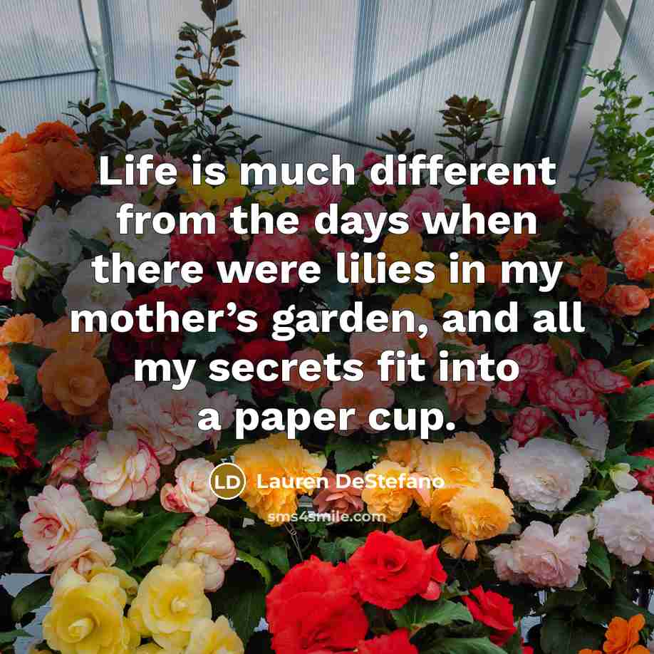 “Life is much different from the days when there were…” quote by Lauren DeStefano