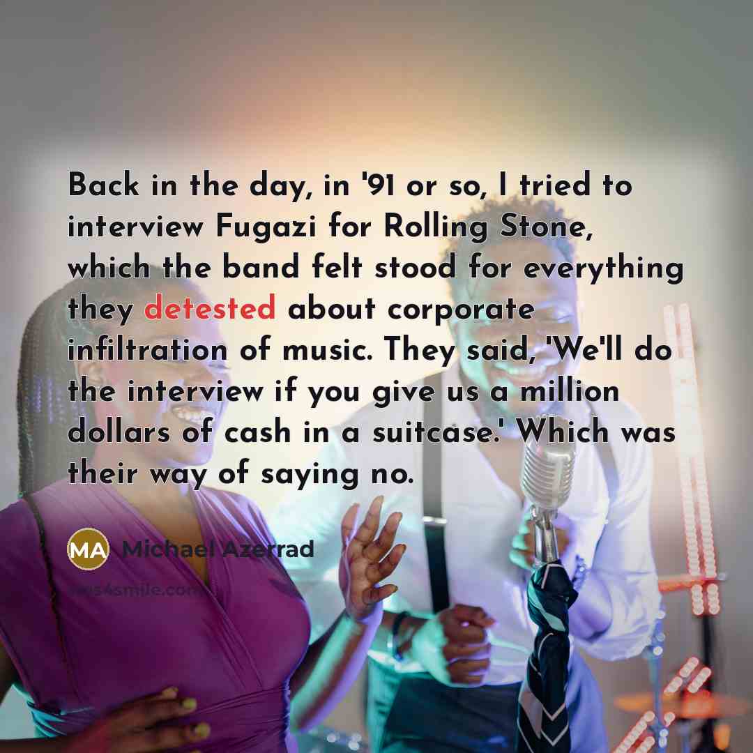 “Back in the day, in '91 or so, I tried…” quote by Michael Azerrad