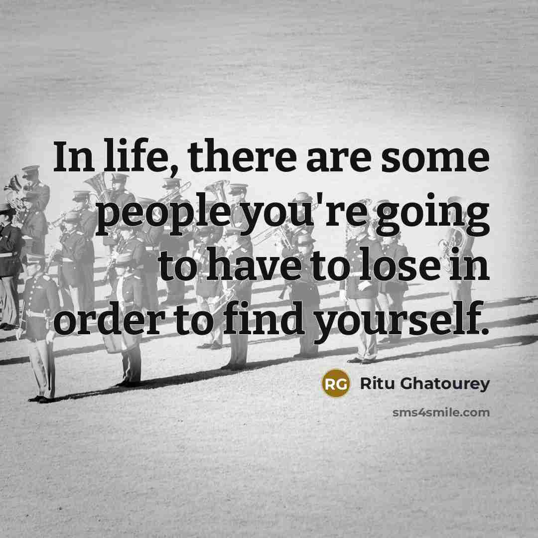 “In life, there are some people you're going to have…” quote by Ritu Ghatourey