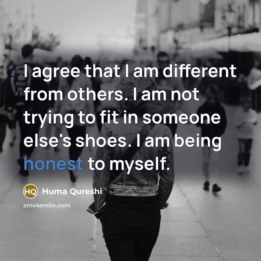 “I agree that I am different from others. I am…” quote by Huma Qureshi
