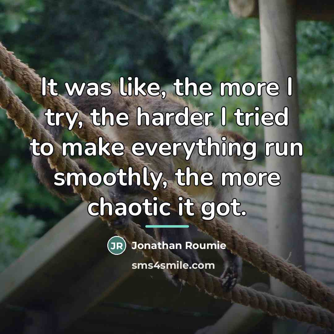 “It was like, the more I try, the harder I…” quote by Jonathan Roumie